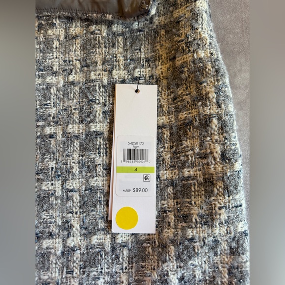 Calvin Klein Gray Tweed Pencil Skirt - Picture 6 of 8